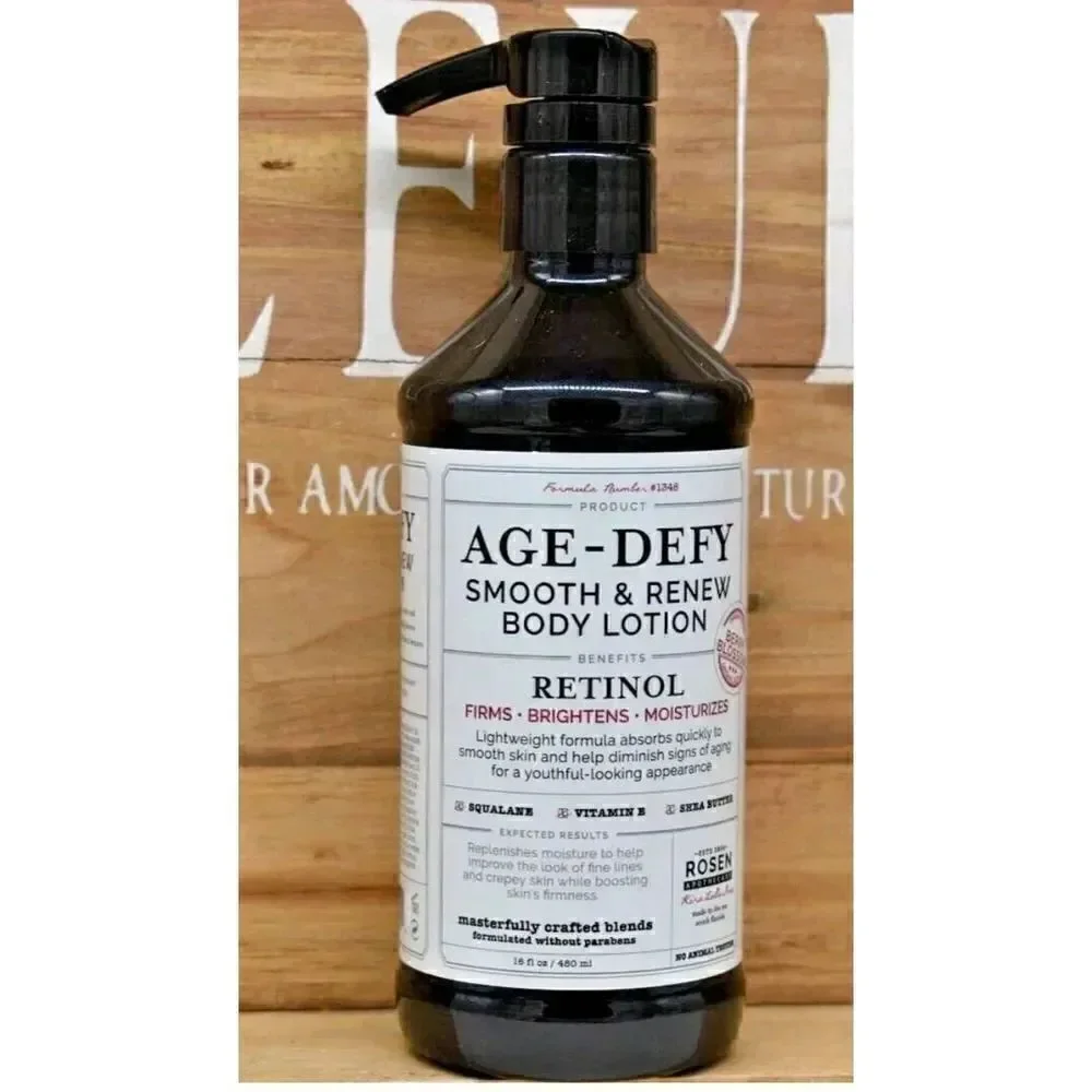 Rosen Apothecary Age Defy Smooth and Renew Body Lotion, Berry Blossom Scent, New